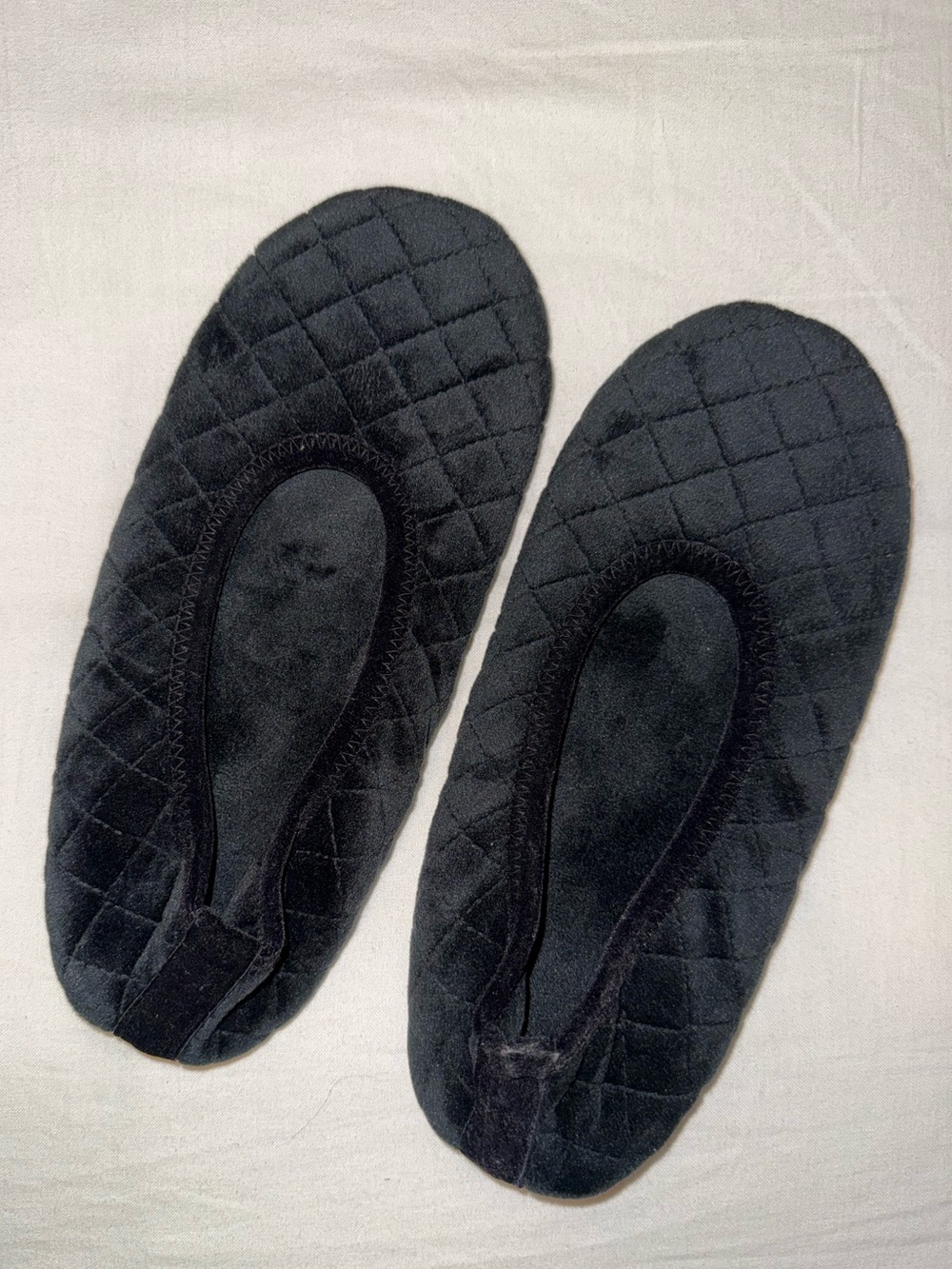 Joyspun black slipper socks
